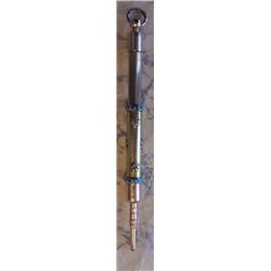 A GOLD, DIAMOND AND TURQUOISE PENCIL,...