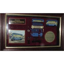 A MATCHBOX 'MODELS OF YESTERYEAR' FRAMED...