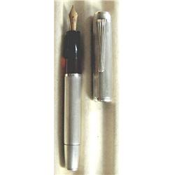 A MONTBLANC 2341/2 WHITE METAL OVERLAY,...