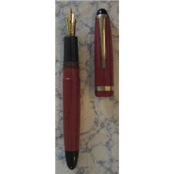 A MONTBLANC 206, Danish, 1950's coral red...