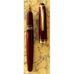 A MONTBLANC 252, German, circa 1954 red...