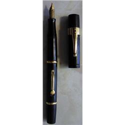 A WATERMAN'S 52, French, 1920's black chased...