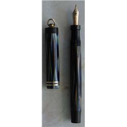 A PARKER TRUE BLUE LUCKY CURVE RINGTOP,...