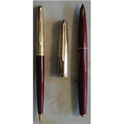 A PARKER 61 CUSTOM PEN AND PENCIL, English,...