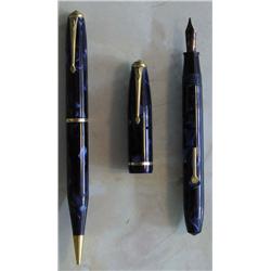 A CONWAY STEWART DINKIE 550 PEN SET,...