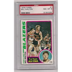 1978-79 Topps Bill Walton Card-PSA 8