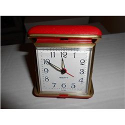 Vintage Equity wind up travel Alarm Clock