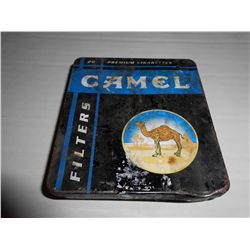 Vintage Camel Filters metal Cigarette Box