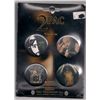 Image 1 : Unopened (4) Button set of the late Tupac Shakur