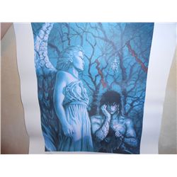 J O'Barr Autographed Color Print-The Crow-Serial numbered 570/1500!