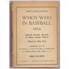 Image 1 : 1954 Who's Who in Baseball Book-Missing Covers