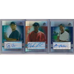 Lot of (3) 2004 SP Prospects Autographed Baseball Rookie Cards