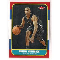 2008-09 Fleer 1986 Retro Russell Westbrook Rookie Card #86R-166