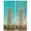 Image 1 : Lot of (2) oversized 1964 Postcards of the Empire State Building-both Unused!