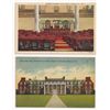 Image 2 : Lot of (5) Unmarked 1940's Linen Postcards