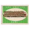 Image 1 : 1961 Topps Los Angeles Rams Team Card #56