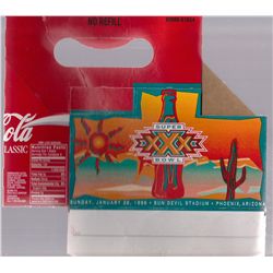 Super Bowl XXX Coca Cola Bottle Carrier-1996!