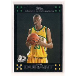 2007-08 Topps Kevin Durant Rookie Card #112