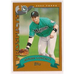 2002 Topps Traded Adrian Gonzalez Rookie Card #T152