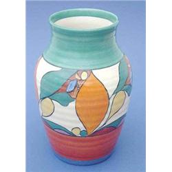 A Clarice Cliff Bizarre Isis vase with...