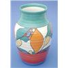 Image 1 : A Clarice Cliff Bizarre Isis vase with...