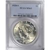 Image 1 : 1928-S PEACE SILVER DOLLAR PCGS MS63