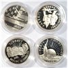 Image 2 : MODERN COMMEMORATIVE HALF DOLLAR LOT, 3 PF LIBERTY  RUSHMOORE PF. & UNC.WWII PF