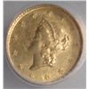 Image 2 : 1852  T1 $1 gold  ANACS53