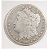 Image 1 : 1890-CC MORGAN SILVER DOLLAR FINE RIM BUMP