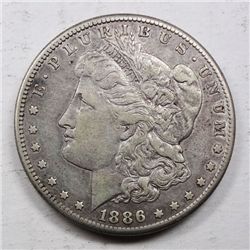 1886-S MORGAN DOLLAR XF-AU