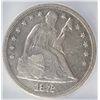 Image 2 : 1872 SEATED DOLLAR ICG AU-50