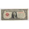Image 1 : 1928 $1  red seal  US note  VG/F  VERY SCARCE