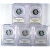 Image 1 : 1999 SILVER STATEHOOD QUATER SET  ALL GRADED PR69DCAM BY PCGS