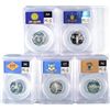 Image 2 : 1999 SILVER STATEHOOD QUATER SET  ALL GRADED PR69DCAM BY PCGS