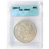 Image 1 : 1880-O MORGAN DOLLAR ICG MS-61