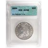 Image 1 : 1834 sm dt sm ltrs Bust half $  ICG58  graded correctly