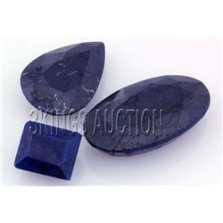 160.28ctw SapphireMixShape&SizesLooseGemstone lotof3