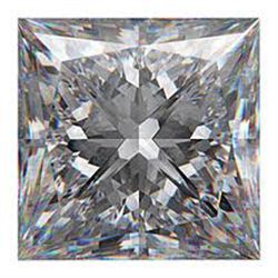 EGL CERTIFIED Princess 2.01 Carat E,SI1