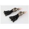 Image 1 : 189.67ctw Victorian Silver Jewelry Dangling Earring