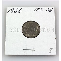 1966 10 CENTS 4-MS65, 2 MS66 - 6 pcs.