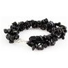 Image 2 : 188.99CTW 7in. BLACK QUARTZ CHIPPED STONE BRACELET META