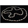 Image 2 : 443.68CTW 46" PEACH LONGSTRAND FRESHWATER PEARL NECKLAC