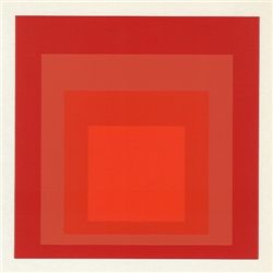Josef Albers Silkscreen 1977