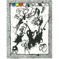 Alechinsky Original Lithograph, 1967