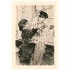 Image 1 : Jean-Louis Forain Original Etching "L'ambulante"