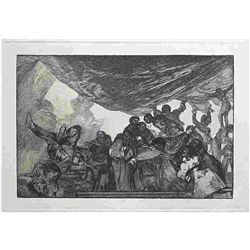 Francisco Goya Original Etching  Disparate Claro 