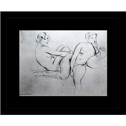 Henri Matisse Erotic Sketch Lithograph