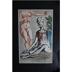Antique Salvador Dali  1947 Lithograph