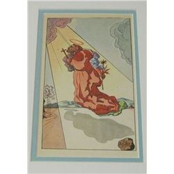 Antique Salvador Dali  1945 Lithograph