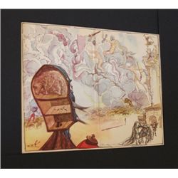 Rare 1946 Antique Dali Lithograph